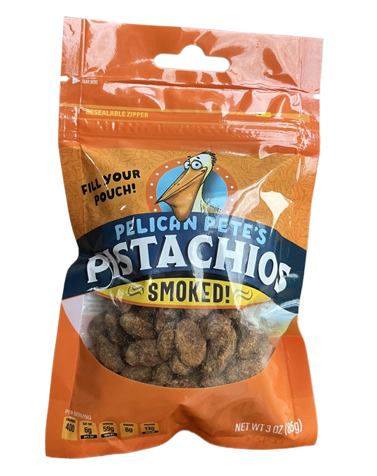 3 oz. NEW SHELLED Pelican Pete's Pistachios